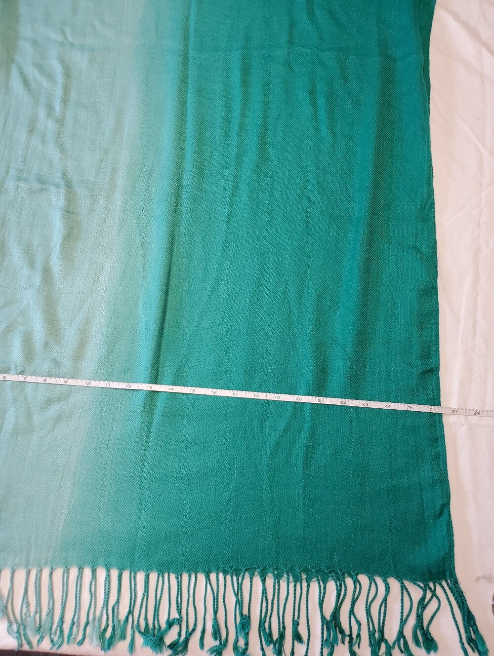 Scarf Bundle Lot of 3 Pashmina Style Wraps Hot Pink, Green Ombre & Seafoam Ikat